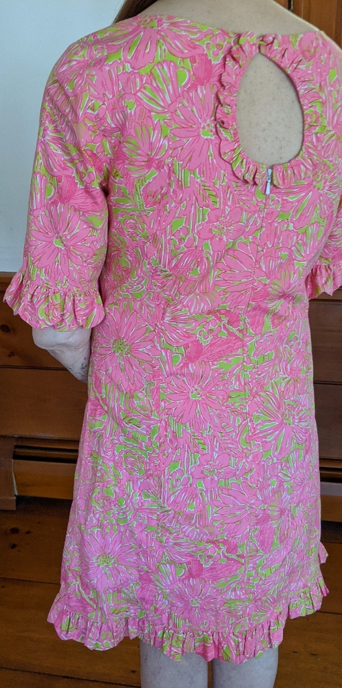 Lily Pulitzer pink and green dress